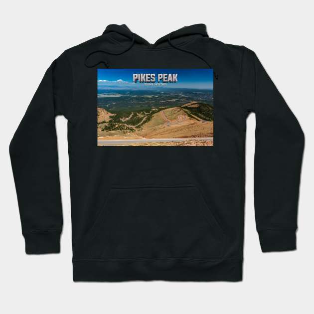 Pikes Peak Colorado Hoodie by Gestalt Imagery